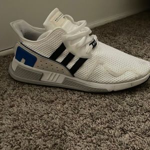 White/Black/Blue Adidas Shoes